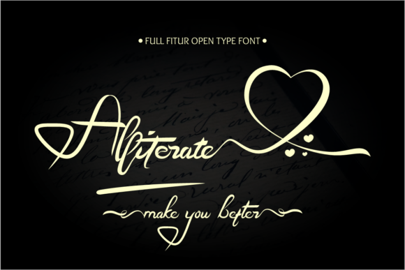 Alliterate Font for Creative Projects