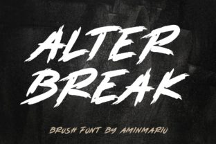 Alterbreak Font for Creative Brands