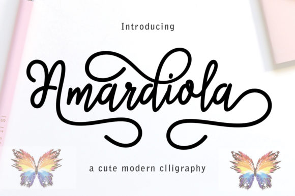 Amardiola: A Script Handwritten Font for Elegant Design