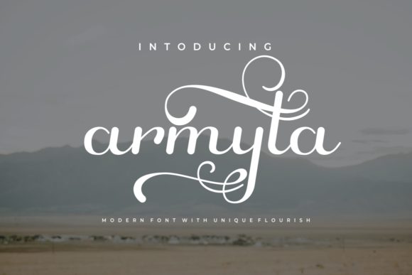 Armyta: Elegant Script Font