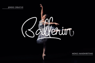 Ballerin: A Script Handwritten Font for Creative Projects