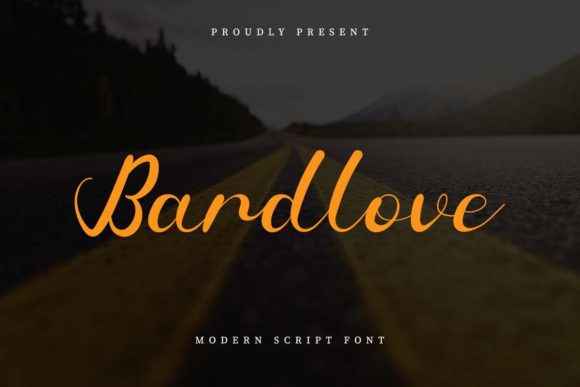 Bardlove: A Premium Script Font for Campaigns