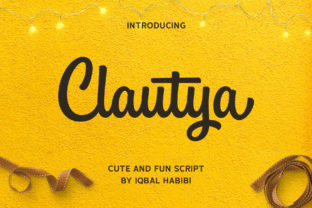 Clautya Font: Handcrafted Elegance