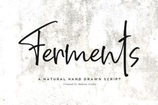 Ferments: A Handwritten Font for Creative Projects