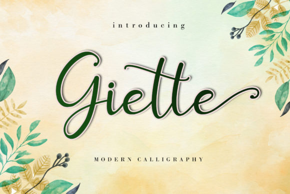 Giette Font for Professional Branding