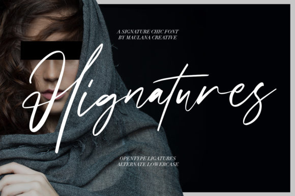 Hignatures Font for Web Design
