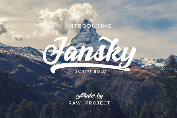 Jansky Font for Creative Brands