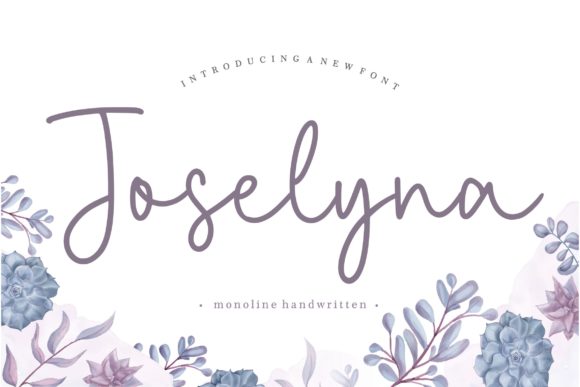 Joselyna: A Script Handwritten Font