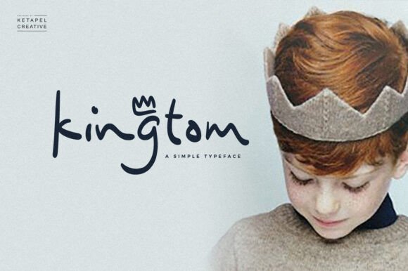 Kingtom Font: A Friendly Handwritten Typeface