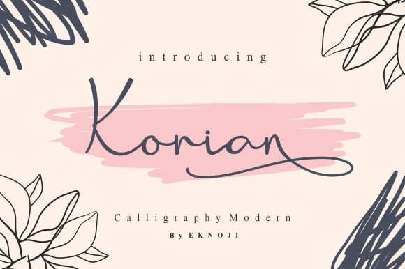 Korian Font for Elegant Web Design