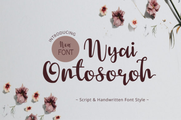 Nyai Ontosoroh Font for Business Branding