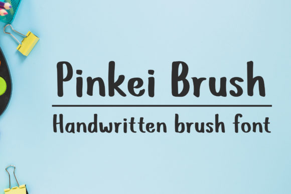 Pinkei Brush Font for Web Design