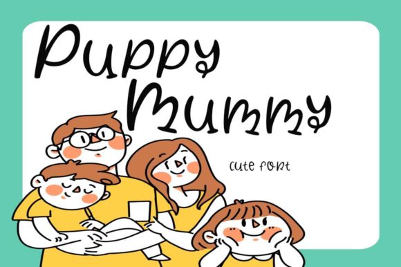 Puppy Mummy Font for Creative Projects