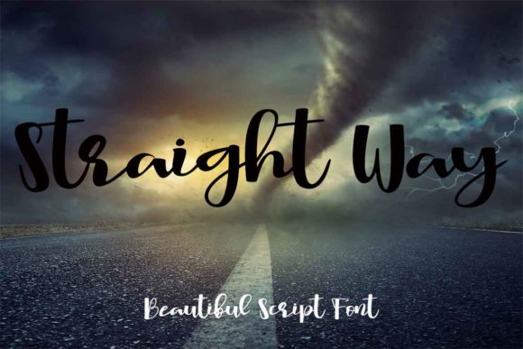 Straight Way Font for Creative Projects