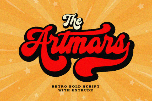 The Artmars: A Vintage Script Font for Creative Projects