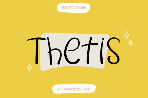 Thetis: A Handwritten Font for Creative Brands