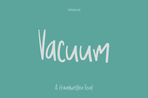 Vacuum Font: Free Download